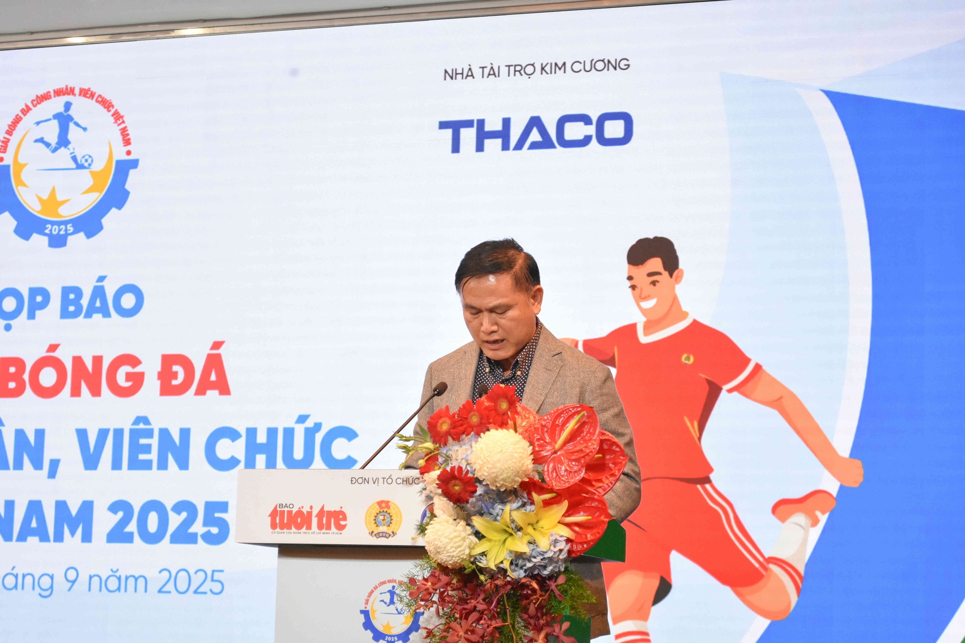 Họp báo và bốc thăm chia bảng Giải Bóng đá công nhân, viên chức Việt Nam 2025