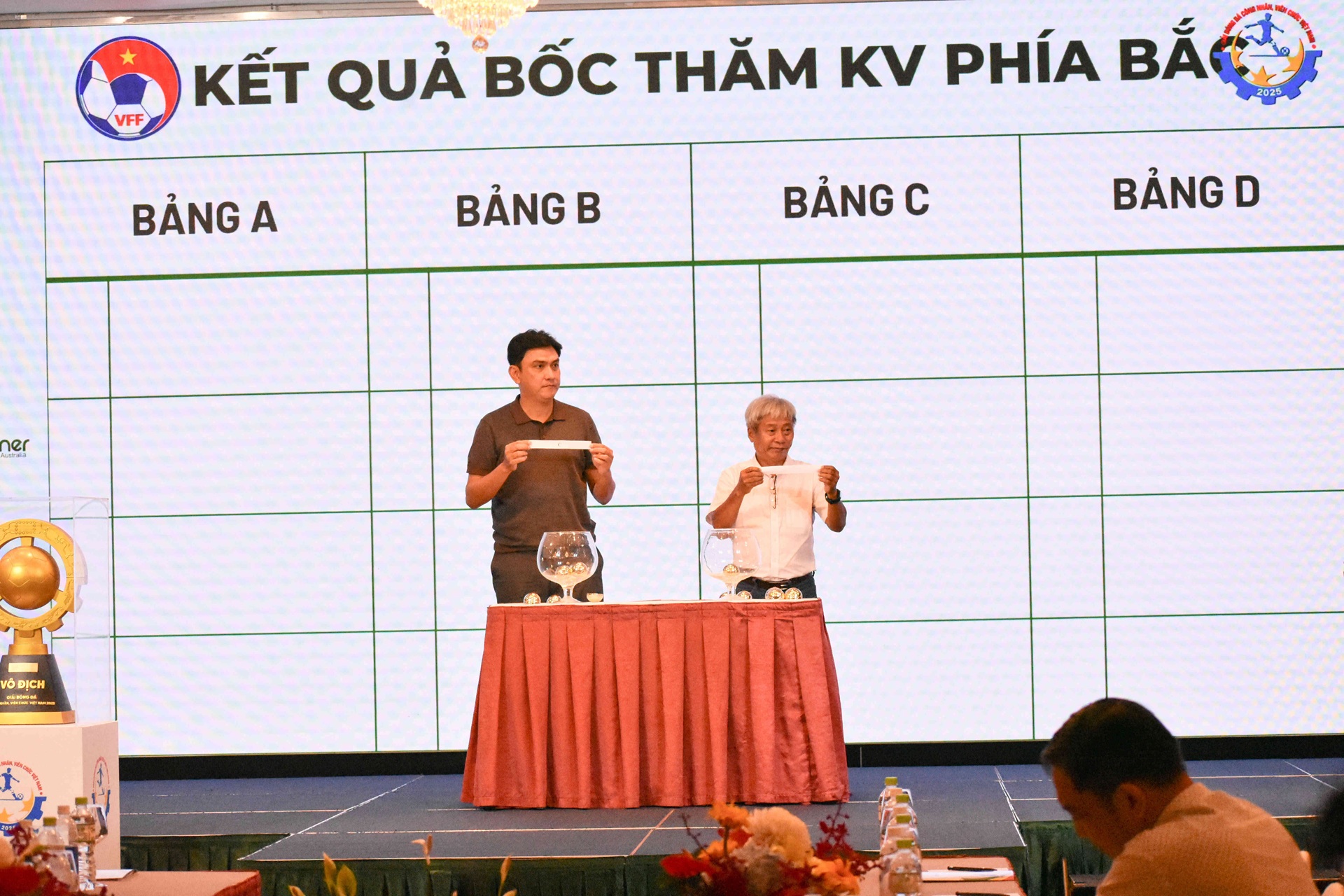 Họp báo và bốc thăm chia bảng Giải Bóng đá công nhân, viên chức Việt Nam 2025