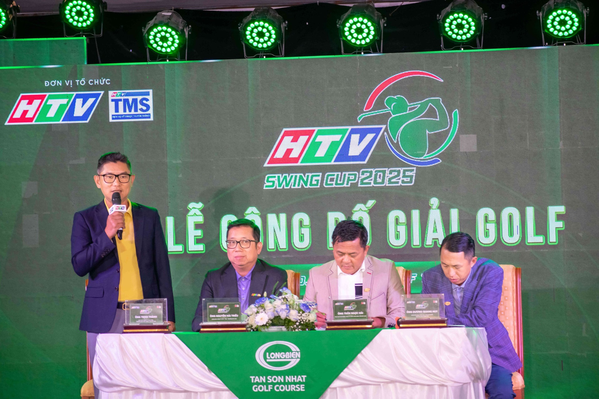 Chùm ảnh: Họp báo Giải golf HTV Swing Cup lần thứ 2 năm 2025
