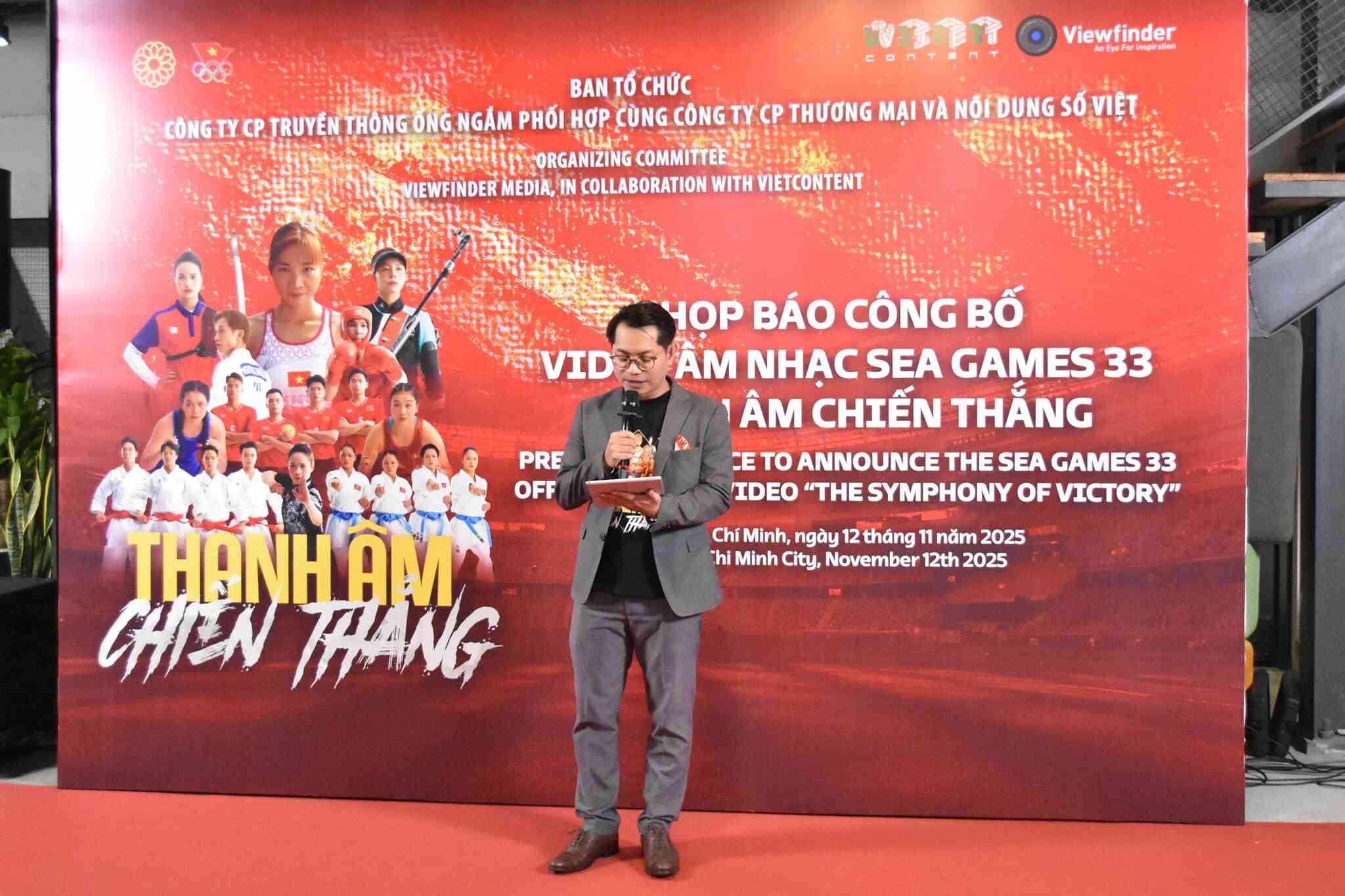 [Chùm ảnh] Ra mắt MV “Thanh âm chiến thắng” chào đón SEA Games 33