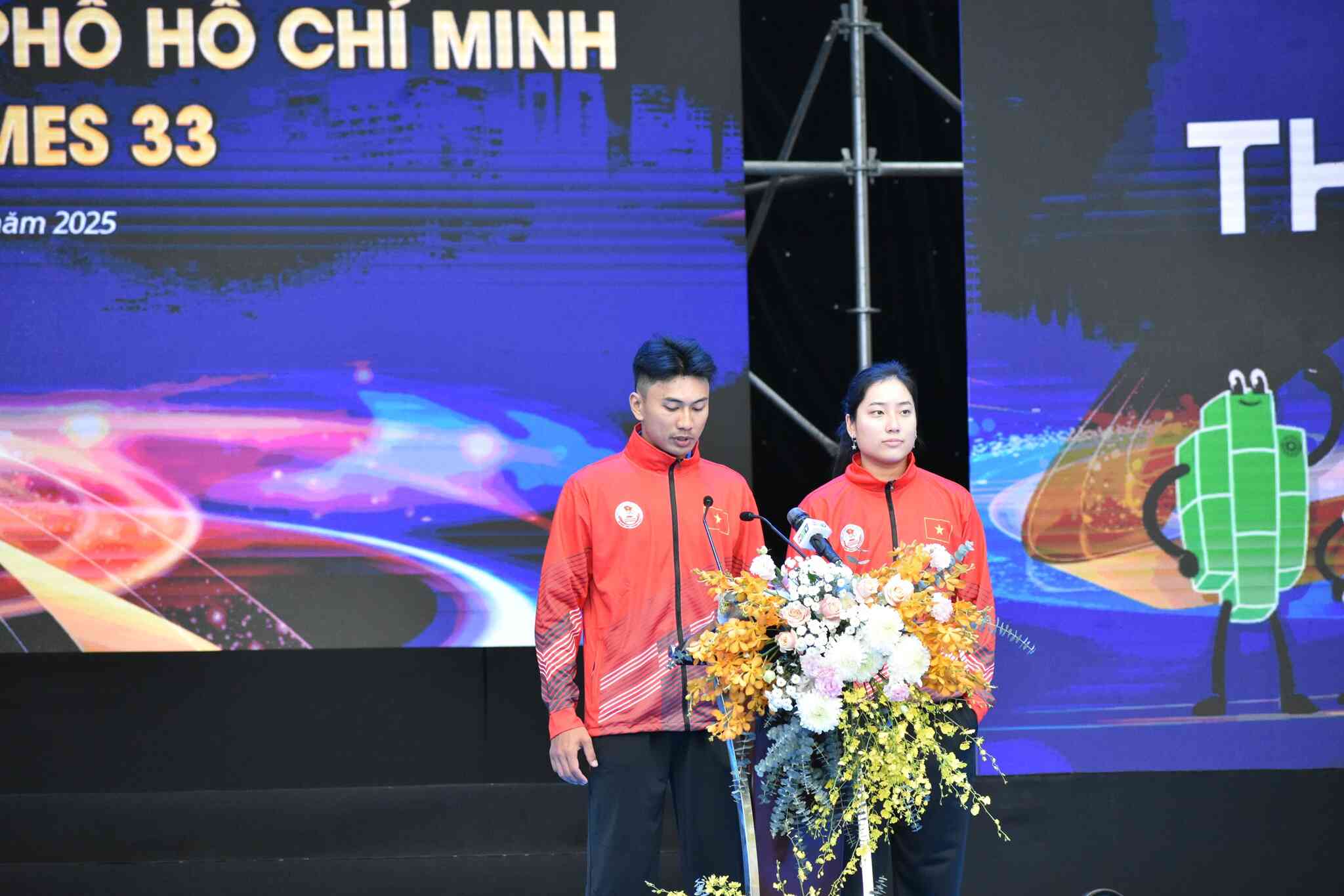 Lễ xuất quân Đoàn Thể thao Việt Nam khu vực phía Nam dự SEA Games 33