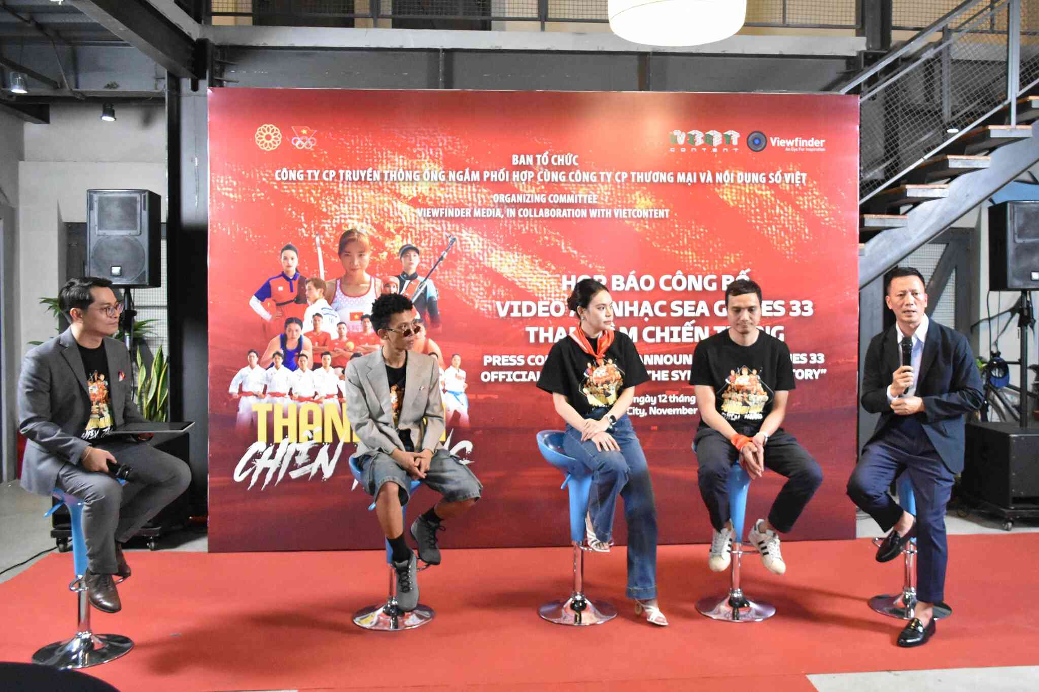 [Chùm ảnh] Ra mắt MV “Thanh âm chiến thắng” chào đón SEA Games 33