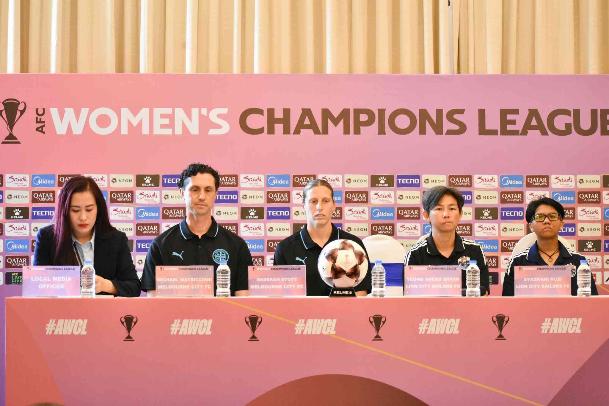 [Chùm ảnh] Họp báo trước lượt trận thứ nhất bảng A – AFC Women’s Champions League 2025-26
