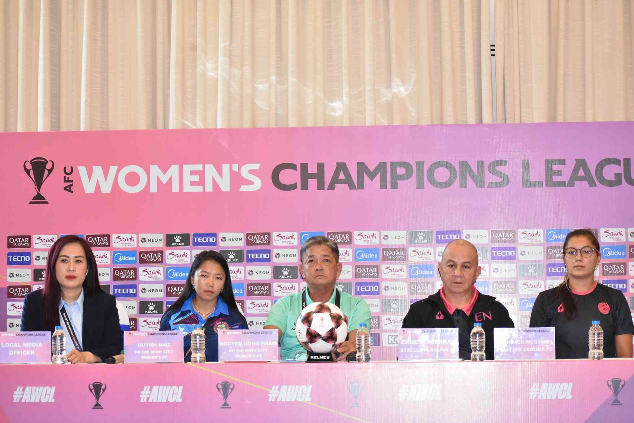 [Chùm ảnh] Họp báo trước lượt trận thứ nhất bảng A – AFC Women’s Champions League 2025-26
