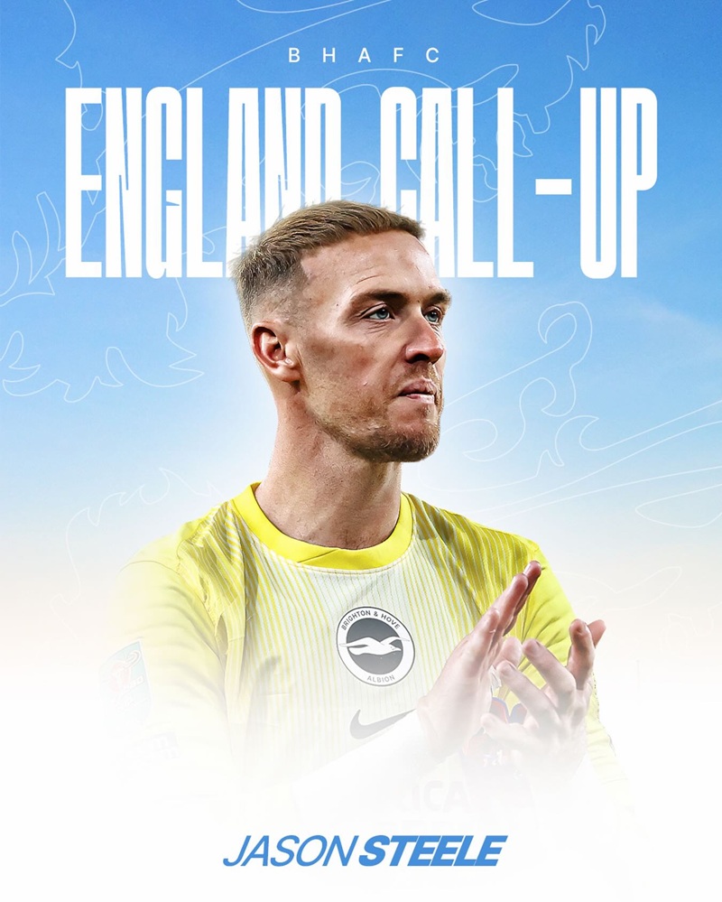 Vì sao thủ môn Jason Steele được gọi lên đội tuyển Anh?