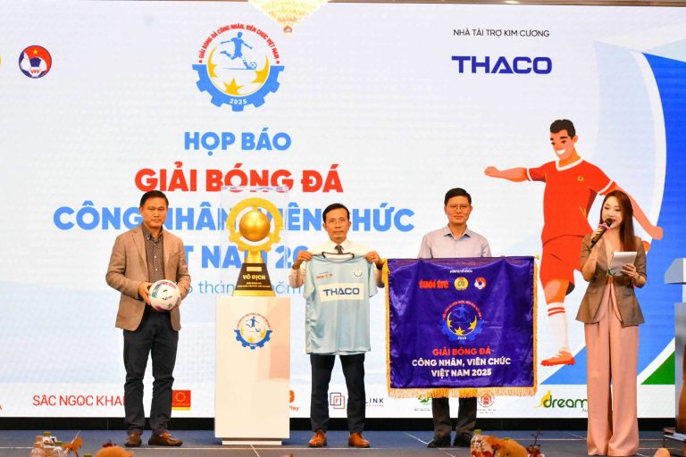 Họp báo và bốc thăm chia bảng Giải Bóng đá công nhân, viên chức Việt Nam 2025