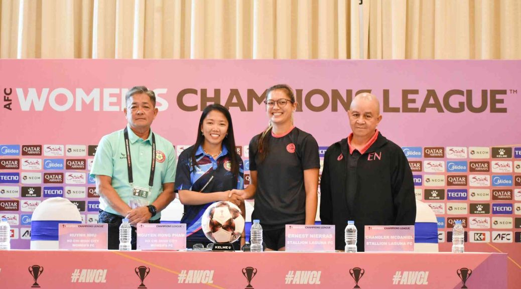 [Chùm ảnh] Họp báo trước lượt trận thứ nhất bảng A – AFC Women’s Champions League 2025-26