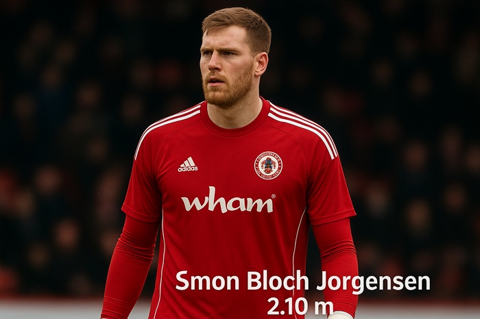 Simon Bloch Jorgensen – Cầu thủ bóng đá cao nhất thế giới qua mọi thời đại là ai?